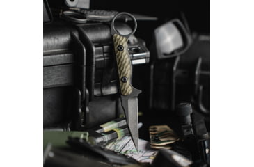 Image of Toor Knives Jank Shank Fixed Blade Knife, 3.0 in, CPM 154 Steel, G10 Handle, Carbon, Jank Shank-Carbon