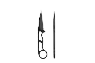 Image of Toor Knives Jank Shank Fixed Blade Knife, 3in, CPM 35VN, Steel Handle, Shadow Black, Jank Shank-Shadow Black