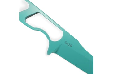 Image of Toor Knives Jank Shank Fixed Blade Knife, 3in, CPM 35VN, Steel Handle, Teal, Jank Shank-Teal