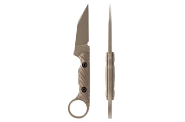 Image of Toor Knives Jank Shank Pikal Fixed Blade Knife, 3in, CPM 154, G10, Earth, MAS Grey, Jank Shank Pikal - Earth