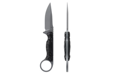 Image of Toor Knives Jank Shank S Fixed Blade Knife, 3in, CPM M4 Steel, G10 Handle, Phantom Grey, Black Hydro Static, Jnk Shnk S - Phntm Gr