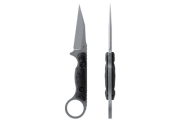 Image of Toor Knives Jank Shank W Fixed Blade Knife, 3in, CPM M4 Steel, G10 Handle, Phantom Grey, Black Hydro Static, Jnk Shnk W - Phntm Gr