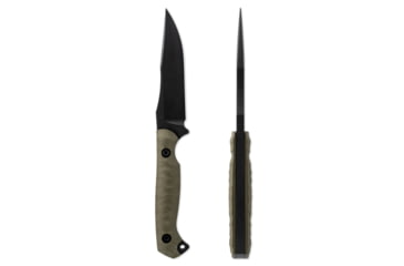 Image of Toor Knives Krypteia Fixed Blade Knife, 4.0in, CPM S35VN Steel, G10 Handle, Covert Green, Krypteia-Covert Green