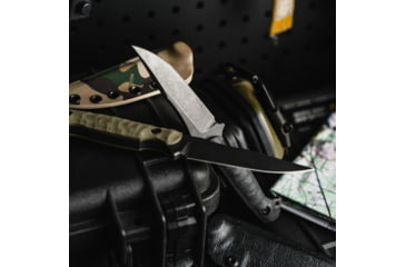 Image of Toor Knives Krypteia Fixed Blade Knife, 4.0in, CPM S35VN Steel, G10 Handle, Covert Green, Krypteia-Covert Green