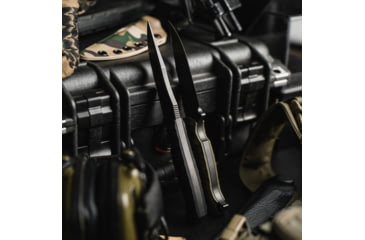 Image of Toor Knives Krypteia Fixed Blade Knife, 4.0in, CPM S35VN Steel, G10 Handle, Covert Green, Krypteia-Covert Green