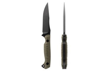 Image of Toor Knives Krypteia Fixed Blade Knife, 4.0in, CPM S35VN Steel, G10 Handle, Covert Green, Krypteia-Covert Green