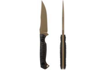 Image of Toor Knives Krypteia Fixed Blade Knife, 4in, CPM S35VN, Ebony, DE-Krypteia-Ebony