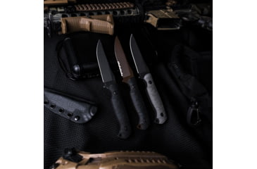 Image of Toor Knives Krypteia Fixed Blade Knife, 4in, CPM S35VN, G10 Handle, Stealth, Krypteia-Stealth