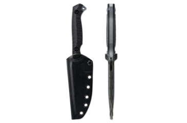 Image of Toor Knives Krypteia S Fixed Blade Knife, 4in, CPM M4 Steel, G10 Handle, Phantom Grey, Black Hydro Static, Krypteia S - Phantom Grey