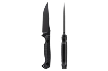 Image of Toor Knives Krypteia S Fixed Blade Knife, 4in, CPM M4 Steel, G10 Handle, SoCom Black, Black Hydro Static, Krypteia S - SoCom Black