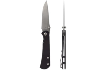 Image of Toor Knives Merchant 2.0 FL35S Folding Knife, 3.75in, Steel CPM S35VN, 6AL-4V Titanium, Black, Merchant-2.0-FL35S-Black