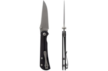 Image of Toor Knives Merchant 2.0 FL35S Folding Knife, 3.75in, Steel CPM S35VN, 6AL-4V Titanium, Black, Merchant-2.0-FL35S-Black