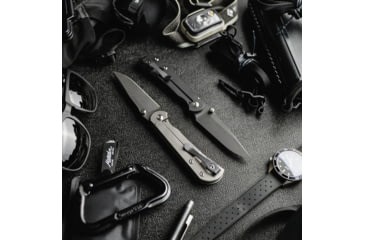 Image of Toor Knives Merchant 2.0 FL35S Folding Knife, 3.75in, Steel CPM S35VN, 6AL-4V Titanium Handle, Carbon, Merchant 2.0 S-Carbon