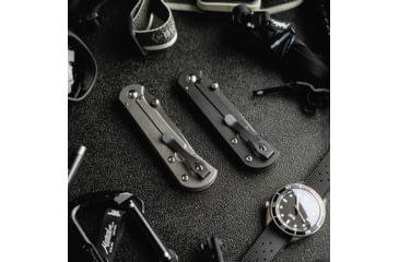 Image of Toor Knives Merchant 2.0 FL35S Folding Knife, 3.75in, Steel CPM S35VN, 6AL-4V Titanium Handle, Carbon, Merchant 2.0 S-Carbon