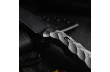 Image of Toor Knives Mullet Fixed Blade Knife, 4in, CPM 154, G10 Handle, Ebony, Mullet-Ebony
