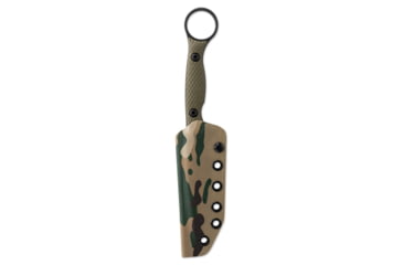 Image of Toor Knives Serpent Fixed Blade Knife, 3.75in, Steel CPM3V, G10 Handle, Caiman Green, Serpent-Covert Green
