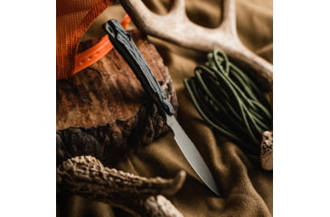 Image of Toor Knives Vellum Fixed Blade Knife, 3.5in, CPM 154, Ebony Handle, Spanish Moss, Vellum-Spanish Moss