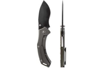 Image of Toor Knives XT1 Bravo Folding Knife, 3.25in, CPM S35VN Steel, Stainless Steel Handle, G10, XT1-Bravo-G10