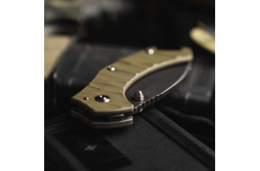 Image of Toor Knives XT1 Bravo Folding Knife, 3.25in, CPM S35VN Steel, Stainless Steel Handle, G10, XT1-Bravo-G10