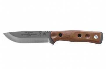 Image of Tops Knives Brothers Of Bushcraft 154cm Fixed Blade Knife, w/Canvas Handle, Tan, 4.75in, BROS-154-TC