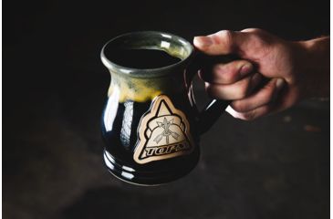 Image of TOPS Knives Coffee Mug, 16oz, Black/Yellow MUG-01