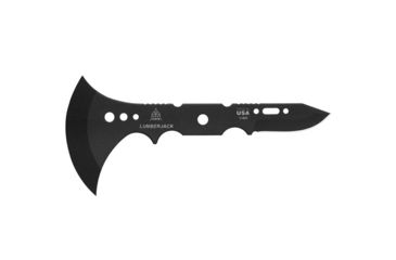 Image of TOPS Knives Haket Lumberjack Fixed Blade Knife, 4.5in, 1095 Carbon Steel Blade, Chrome Molly Handle, HAKET-01-LJ