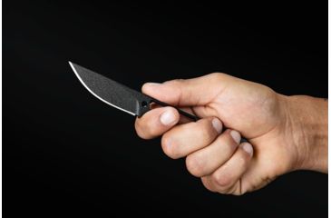 Image of TOPS Knives Street Spike Fixed Blade Knife, Black Traction 2.75in Blade, Skeletonized Handle, Kydex Sheath Included STS-01