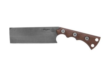 Image of TOPS Knives TOPS Nata Fixed Blade Knife, 6.50in, Acid Rain, Black Canvas/Brown Burlap Micarta TNAT-02