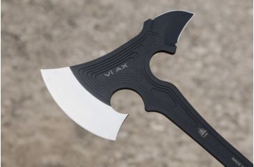 Image of Tops Knives Vi Ax, w/Polished Blade and O-Rings, Gray, 5.25in, VIAX-02