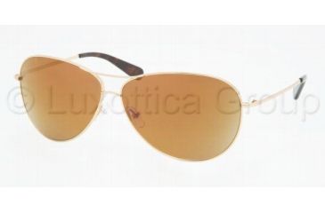 Image of Tory Burch Tory Aviator Bifocal Sunglasses TY6006 with Lined Bi-Focal Rx Prescription Lenses TY6006-101-97-6411 - Frame Color: Gold