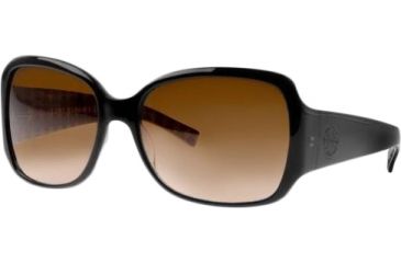 Image of Tory Burch Tory C04 Ty7004 Sunglasses With No Line Progressive Rx Prescription Lenses Ty7004 501 95 5817 Lens Diameter 58 Mm Frame Color Black