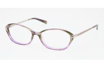 Image of Tory Burch TY2008 SV Prescription Eyeglasses - Purple Tort Demo Lens Frame / 50 mm Prescription Lenses, 745-5015