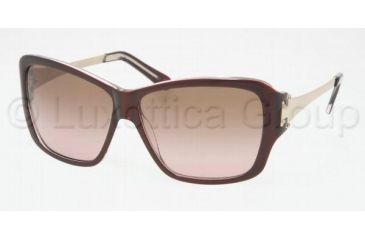 Image of Tory Burch TY 7013 Sunglasses Styles Wine/Clear Frame / Brown Rose Lenses, 840-14-5912
