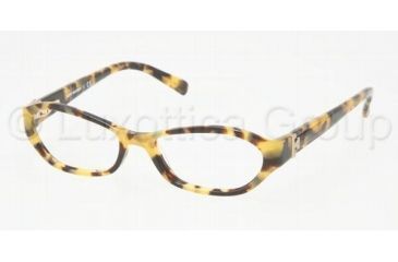 Image of Tory Burch Ty2002 Eyeglasses TY2002 with No-Line Progressive Rx Prescription Lenses 504-5216 - Spotty Tortoise 