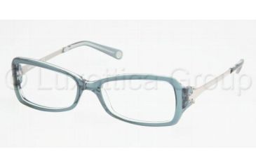 Image of Tory Burch Ty2012 Eyeglasses TY2012 with No-Line Progressive Rx Prescription Lenses 817-5316 - Turquoise/Crystal 
