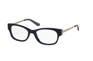 Image of Tory Burch TY2035 Progressive Prescription Eyeglasses 511-50 - Navy Frame, Demo Lens Lenses