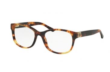 Image of Tory Burch TY2066 Progressive Prescription Eyeglasses 1481-51 - Vintage Tort Frame