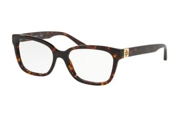 Image of Tory Burch TY2084 Prescription Eyeglasses, 52mm, Dark Tortoise, TY2084-1728-52-SV