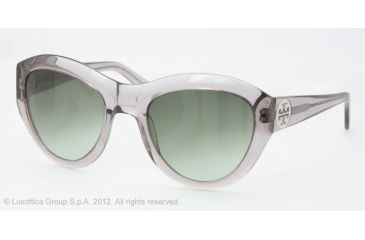 Image of Tory Burch TY7037 Bifocal Prescription Sunglasses TY7037-708-8E-55 - Lens Diameter 55 mm, Lens Diameter 55 mm, Frame Color Transparent Grey