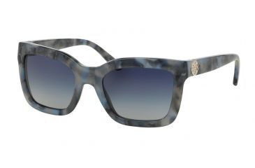 Image of Tory Burch TY7089 Progressive Prescription Sunglasses TY7089-31504L-53 - Lens Diameter 53 mm, Frame Color Blue Granite