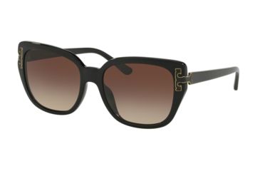 Image of Tory Burch TY7134U Progressive Prescription Sunglasses, 56mm, Black, TY7134U-170913-56-PRO