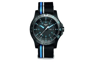 Image of Traser Blue Infinity, Textile Strap, Blue, 45mm, 105545