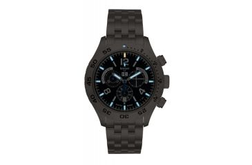 Image of Traser Chronograph Elegance, Steel Strap, Black, 46mm, 105034