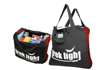 Image of Trek Light Gear Deluxe Eco Tote-Charcoal/Red