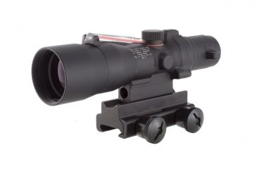 Image of Trijicon ACOG 3x30 Compact Rifle Scope, Red Crosshair .223 REM Reticle w/ TA60 Mount TA33R-11