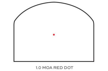 Image of Trijicon RMR Type 2 Reflex Sight, 1 MOA Red Dot, RM34 Mount, Black, RM09-C-700750