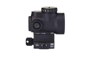 Image of Trijicon 2.0 MOA Adjustable Green Dot Sight w/Full Co-Witness Levered Quick Release Mount, Black MRO-C-2200033