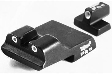 Image of Trijicon Bright &amp; Tough 3 Dot Night Sight Set, Green Front &amp; Rear - S&amp;W 1911