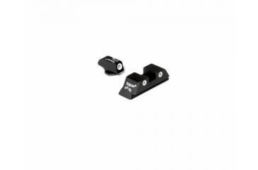 Image of Trijicon Bright &amp; Tough 3 Dot High Night Sight Set - Green Front, For Glock, GL04Y