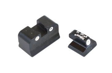 Image of Trijicon Bright &amp; Tough 3 Dot Night Sight Set, Green Front &amp; Rear - Baby Desert Eagle/Jericho